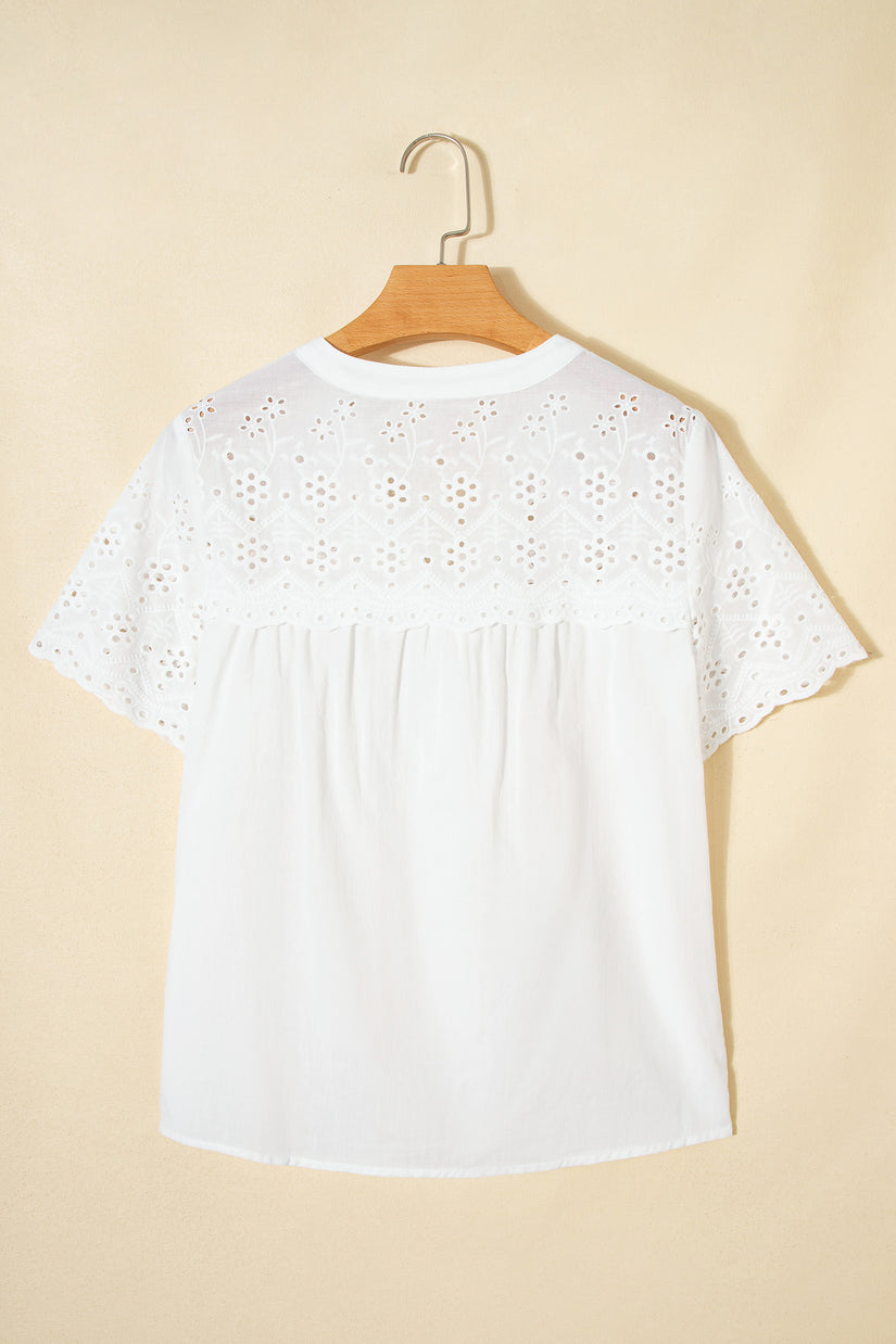 Blusa Élodie Blanc