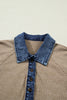 Sweater Denim Contrast