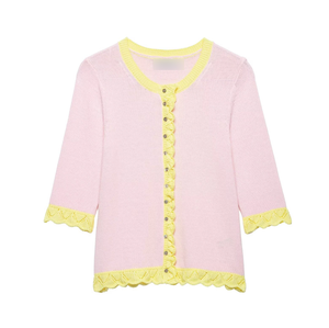 Sweater Poppy Contrast