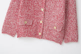 Cárdigan Rosé Tweed