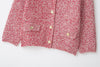 Cárdigan Rosé Tweed