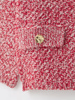 Cárdigan Rosé Tweed