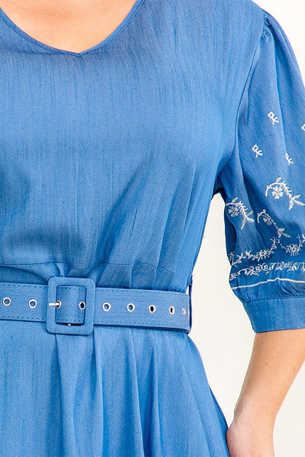 Vestido Blue Belle