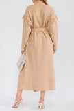 Vestido Camel Élégance