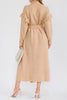 Vestido Camel Élégance