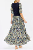Vestido Blue Garden