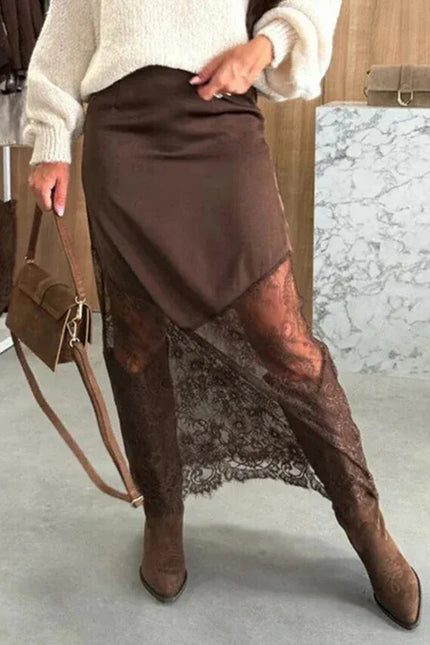 Falda Élodie Mocha