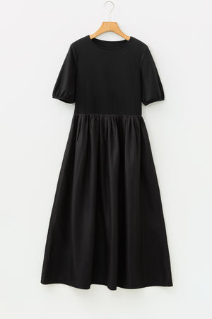 Black Effortless Midi