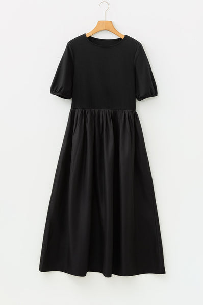 Black Effortless Midi