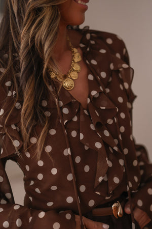 Mocha Polka Chic