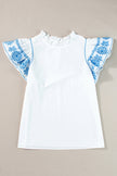 Blusa Blue Garden