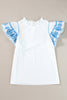 Blusa Blue Garden