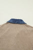 Sweater Denim Contrast