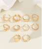 Golden Luxe Rings Set