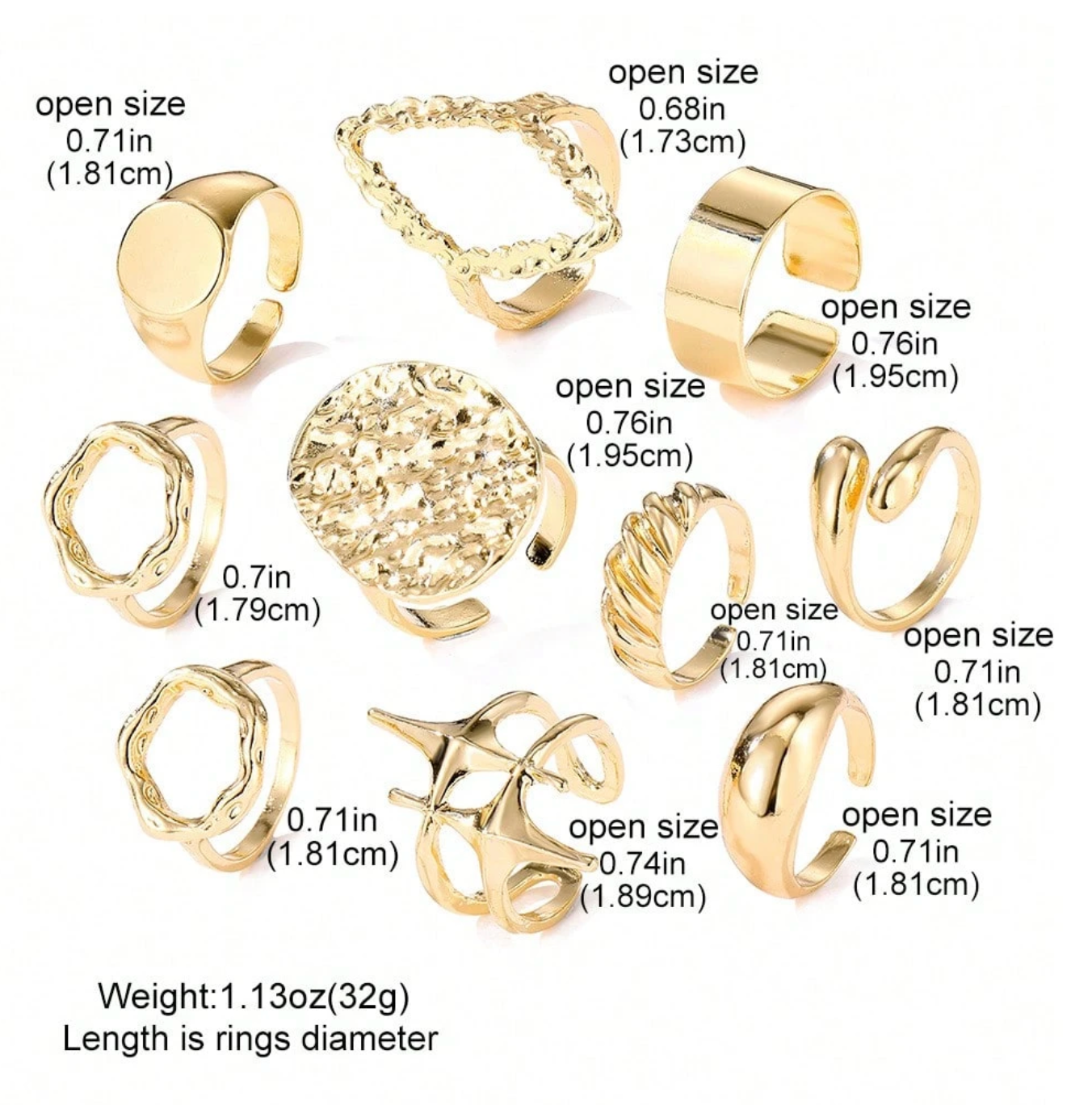 Aura Statement Rings – TFG