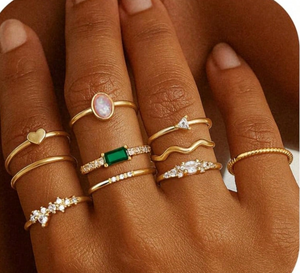 Dainty Glow Rings