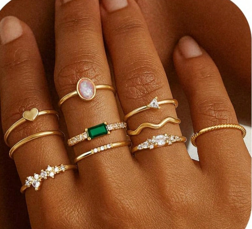 Dainty Glow Rings