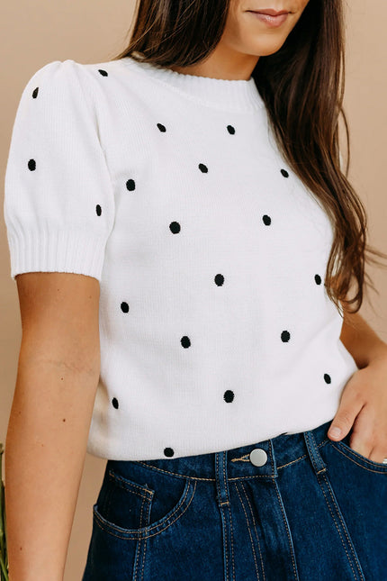Knit Polka Chic