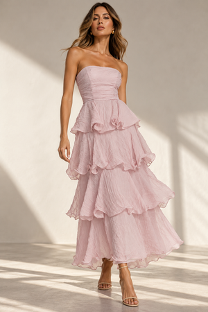 Vestido Blush Romance