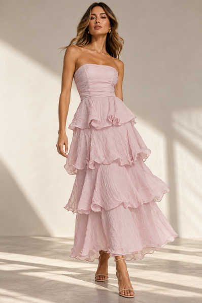 Vestido Blush Romance