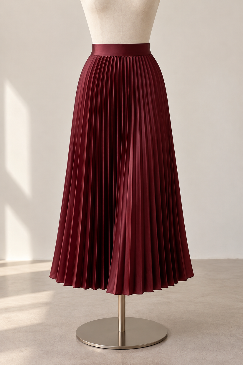 Falda The Burgundy Edit
