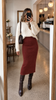 Falda Midi Siena Knit