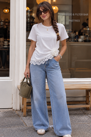 Blusa Fleur Blanc