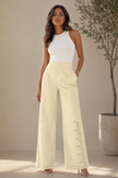 Pantalón Bordado Bajo