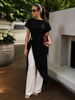 Blusa Noir Drape