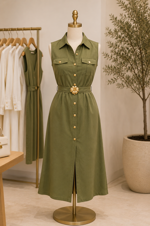 Olive Royale Dress