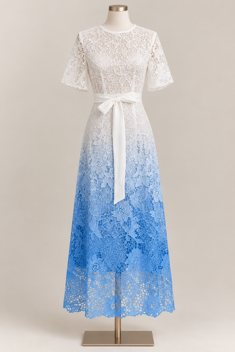 Vestido Porcelain Blue