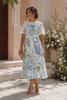 Vestido Blue Garden