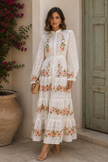 Vestido Gardenia Écru