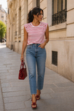 Paris Stripes Rouge