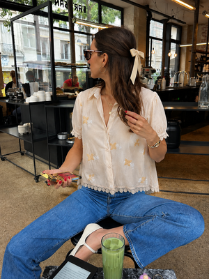 Blusa Amélie Bordada