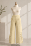 Pantalón Bordado Bajo