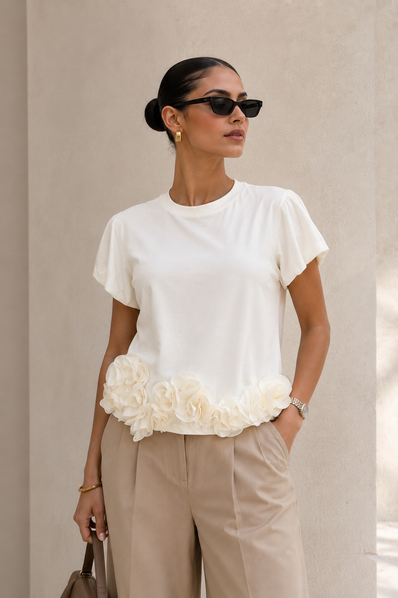 Blusa Rosalie Ivory