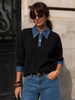 Sweater Denim Élise