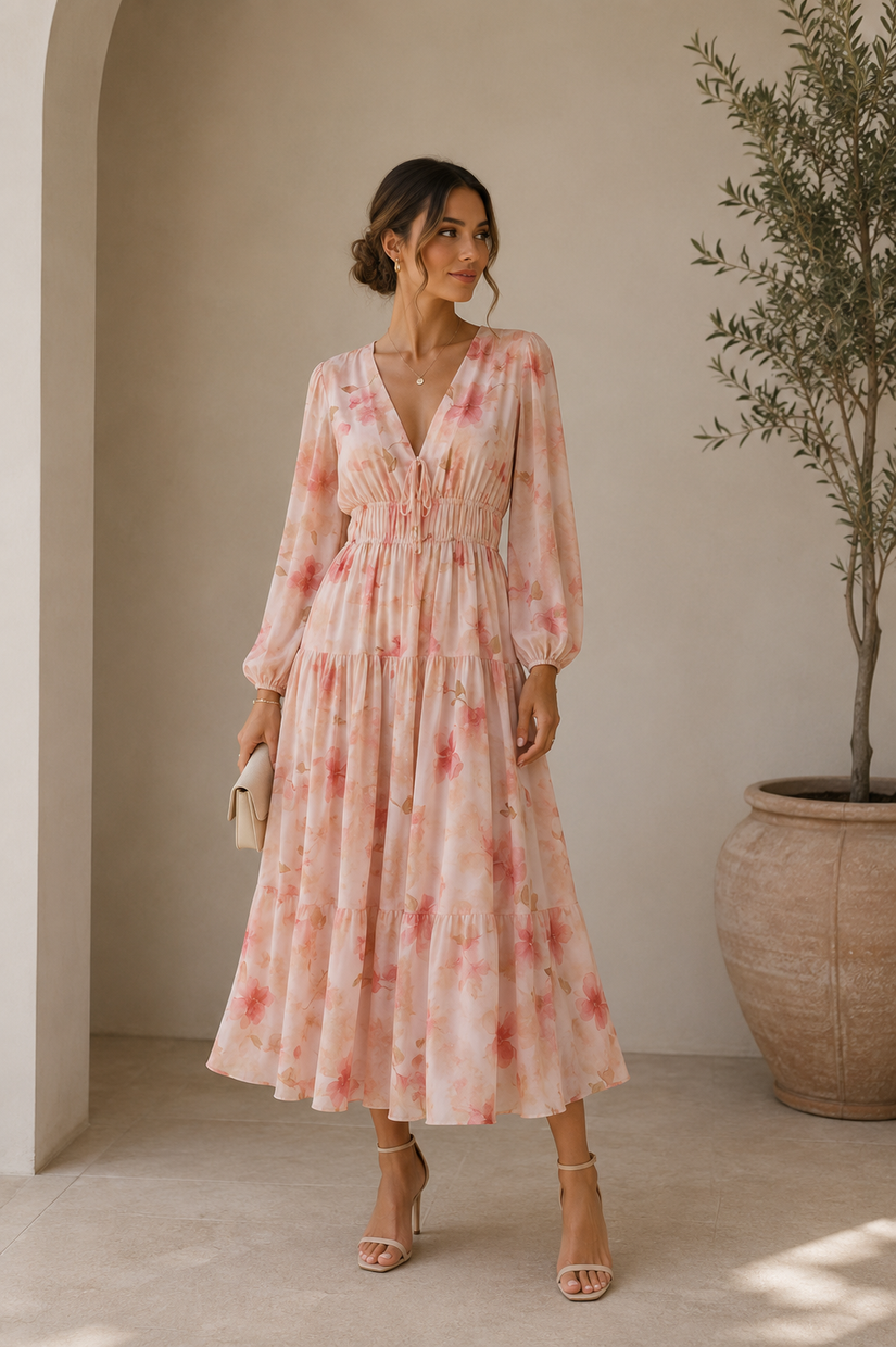 Vestido Rosé Fleur