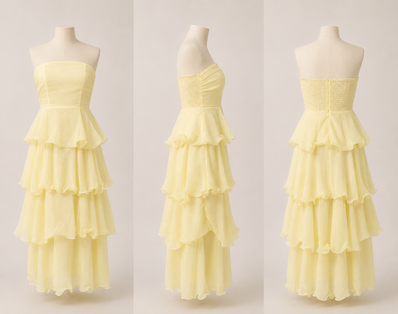 Vestido Soleil Buttercream