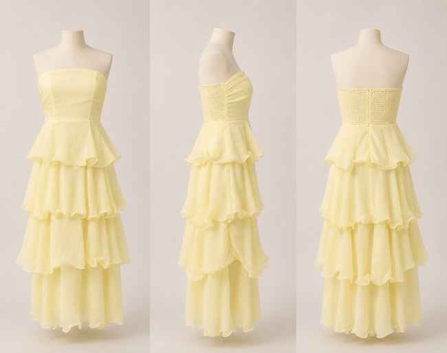 Vestido Soleil Buttercream