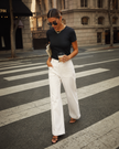 Pantalón Capri Marfil
