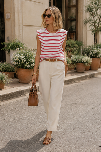 Paris Stripes Rouge