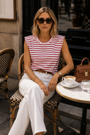 Paris Stripes Rouge