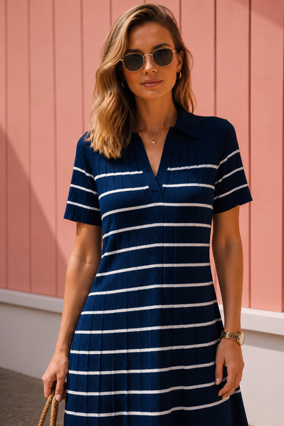 Monaco Stripes Dress