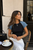 Blusa Soho Contrast