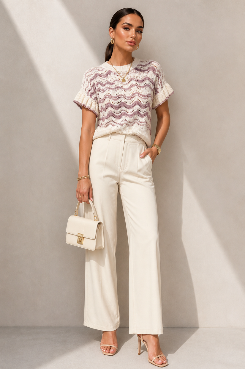 Soft Wave Knit Top