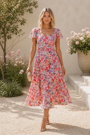 Coral Bloom Elegance