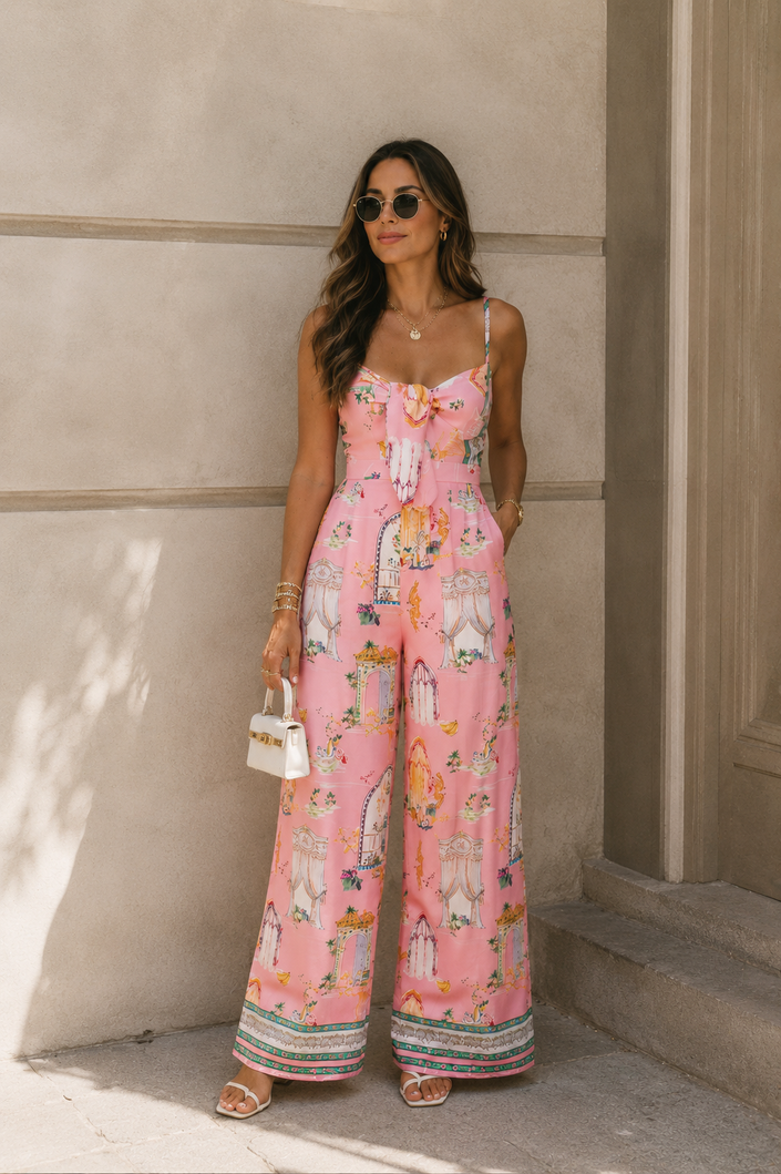 Monaco Rosé Jumpsuit