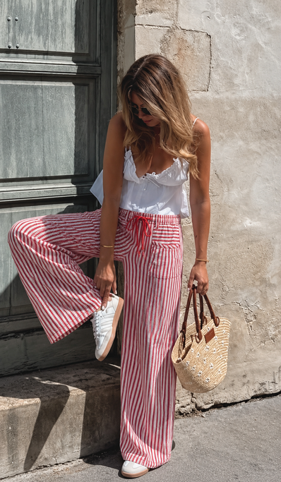 Pantalón Cherry Stripe